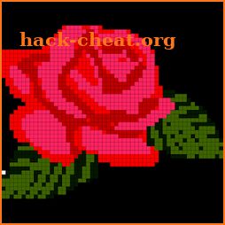 Flowers Color by Number,Pixel Art,Sandbox Coloring icon