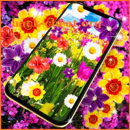 Flowers live wallpaper icon