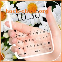 Flowers Transparent Keyboard Background icon