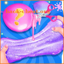 Fluffy Glitter Slime With Balloons - Fun Games icon