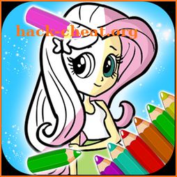 Fluttershy Coloring Game icon