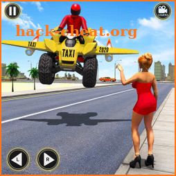Flying ATV Bike Taxi Simulator: Free Driving Games icon