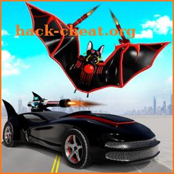 Flying Bat Robot Transform Car Robot Games 2021 icon