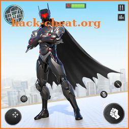 Flying Bat Superhero Man Games icon