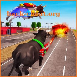 Flying Bull Racing & Shooting: City Rampage icon
