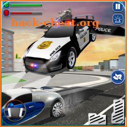 Flying Car Chase Driving Simulator : Cop Car Games icon