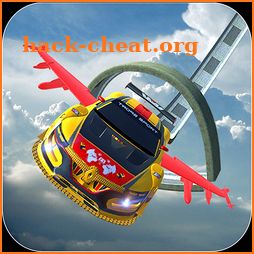 Flying Car Extreme Stunts Driving icon
