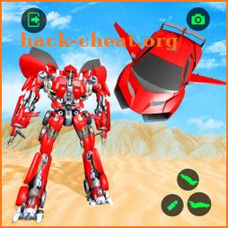 Flying Car- Robot Transformation Simulator icon