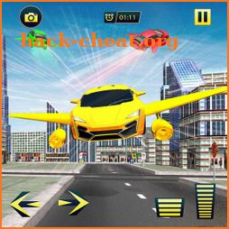 Flying Car Transformation Shooting icon