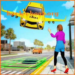 Flying Car Transport: Taxi Driving Games icon