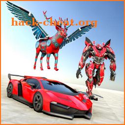 Flying Deer Car Robot: Flying Car Transformation icon