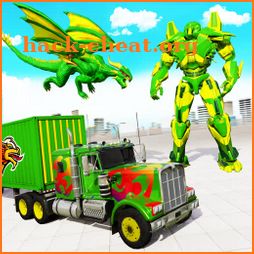 Flying Dragon Robot Army Truck Transforming Games icon