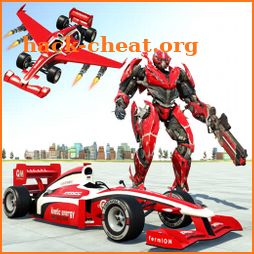 Flying Formula Car Transform War : Robot Games icon