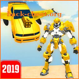 Flying Grand Robot Car Transform Fight 2019 icon