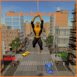 Flying Hero Crime City Battle icon