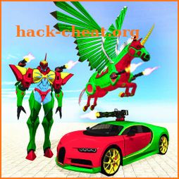 Flying Horse Robot Transforming: Car Robot Games icon