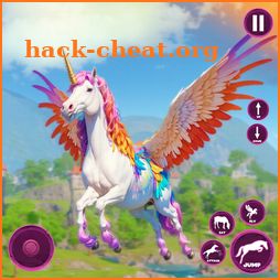 Flying Horse Unicorn Game icon