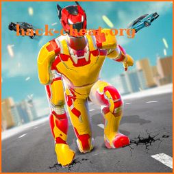 Flying Iron Hero: Rope Hero 3D icon
