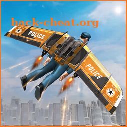 Flying Jetpack Hero Crime City icon