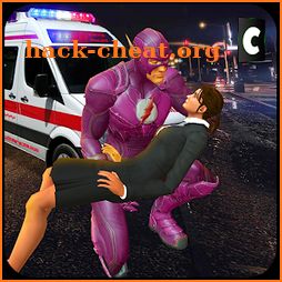 Flying Light Hero City Rescue Missions icon