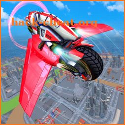 Flying Motorbike Stunt Racing Simulator icon
