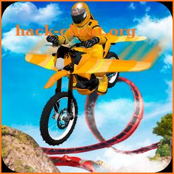 Flying Motorbike Stunts icon