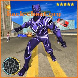 Flying Panther Robot Hero - Robot Black Hero Games icon
