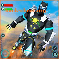 Flying Panther Speed Hero Robot Games icon
