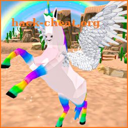 Flying Pegasus Horse Simulator- Unicorn Game icon