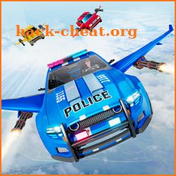 Flying Police Car Chase: Flying Car Simulator icon