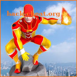 Flying Police Fire Robot Super Hero Flame Battle icon