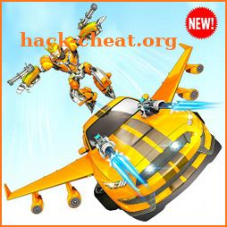 Flying Robot Car Transform - Robot Shooting Games icon