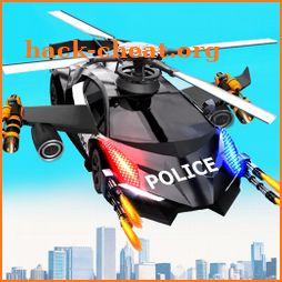Flying Robot Car Transform War - Police Robot Game icon