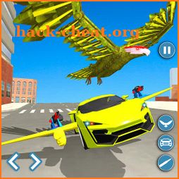 Flying Robot Car VS Robot Eagle icon