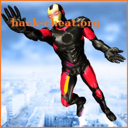 Flying Robot Crime City Rescue - Iron Robot Games icon