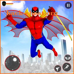 Flying Robot Rescue Superhero icon