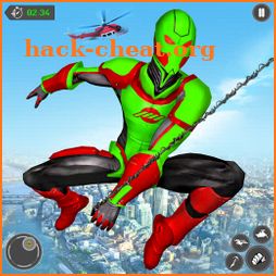Flying Robot Rope Hero Games: Grand Crime City icon