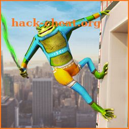 Flying Rope Hero Frog Gangster Crime City icon
