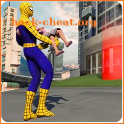 Flying Spider Rescue Hero Mission City icon