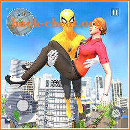 Flying Spider Rope Hero - Gangster Crime City icon