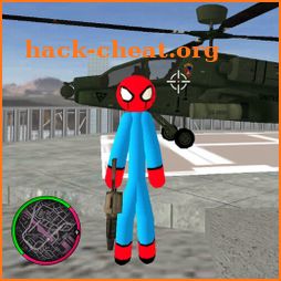 Flying-Spider StickMan Rope Hero Strange Gangster icon