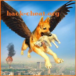 Flying Super Dog Hero City Animal Rescue icon