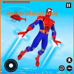 Flying Superhero Games :Flying Robot Hero Mission icon