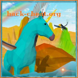 Flying Unicorn Sim :Pegasus 3D icon