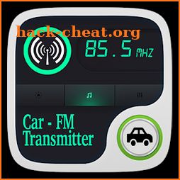 Fm Transmitter - Phone To Car white Radio Fm icon