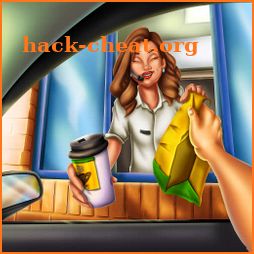 Food Simulator Drive Thru Cahsier 3d Cooking games icon