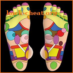 Foot Reflexology Chart icon
