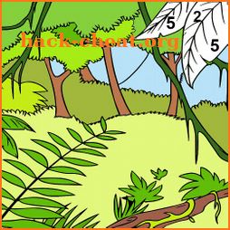 Forest Color by Number: Nature Coloring Book Pages icon