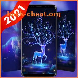 Forest Deer Live Wallpaper & Launcher Theme icon
