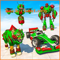 Formula Robot Car Game – Bee Robot Transform Game icon